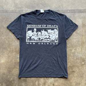 Fruit of the Loom Museum of Death New Orleans T-Shirt Size M Black